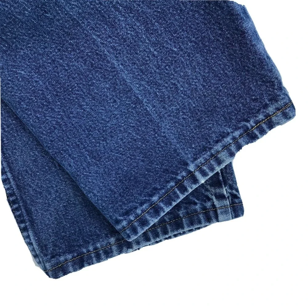 Wrangler 13MWZ Denim Blue Jeans 38x29 Cowboy‎ Jeans Straight Fit Rodeo Cut Style